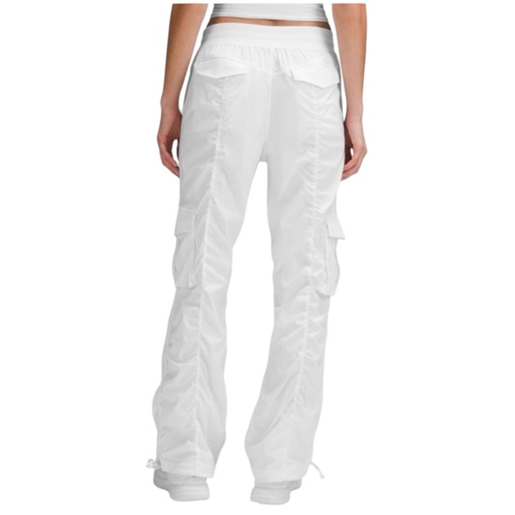 lululemon athletica Pants - Lululemon Sz S Dance Studio Relaxed-Fit Mid-Rise Cargo Pant White Like New 2024